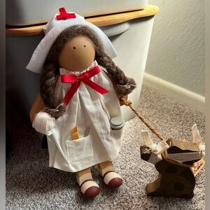 Lizzie High Nurse fw/ Dog figure
